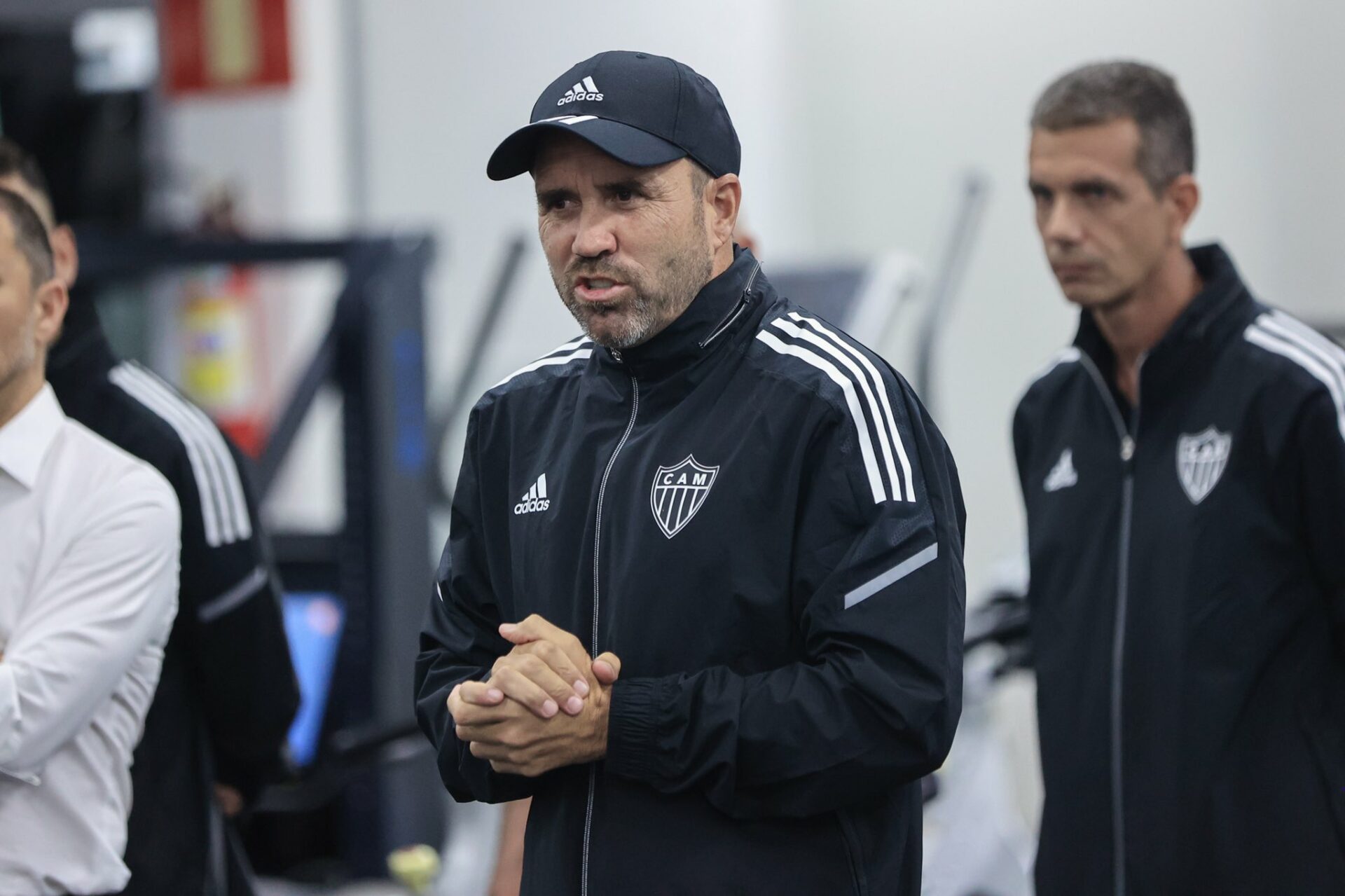 Eduardo Coudet fala sobre esquema de jogo para o Galo e elogia elenco