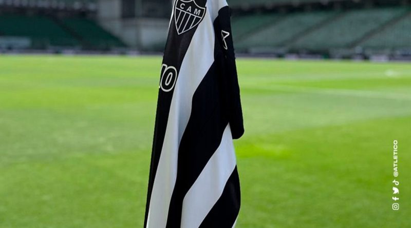 Camisa branca do Atlético Mineiro 2023-2024 tem imagem vazada