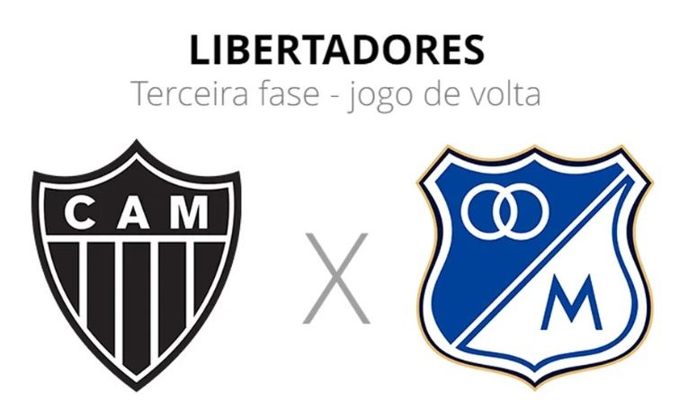 Atlético (MG) encara hoje o Millonarios (COL) pelo jogo de ida da