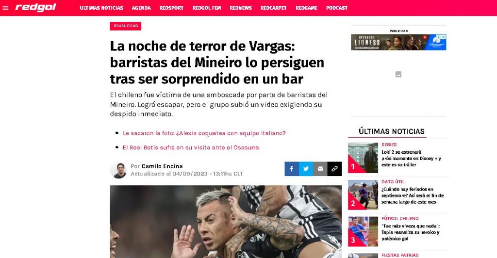 Eduardo Vargas - Atlético