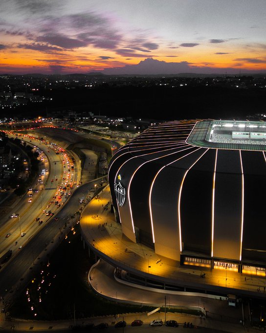 Arena MRV em noite de Atlético-MG x São Paulo