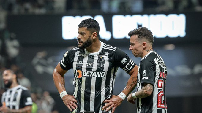 Hulk e Bernard no Atlético-MG