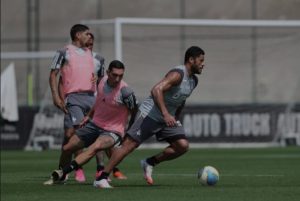 Treino do Atlético-MG jogadores na Cidade do Galo