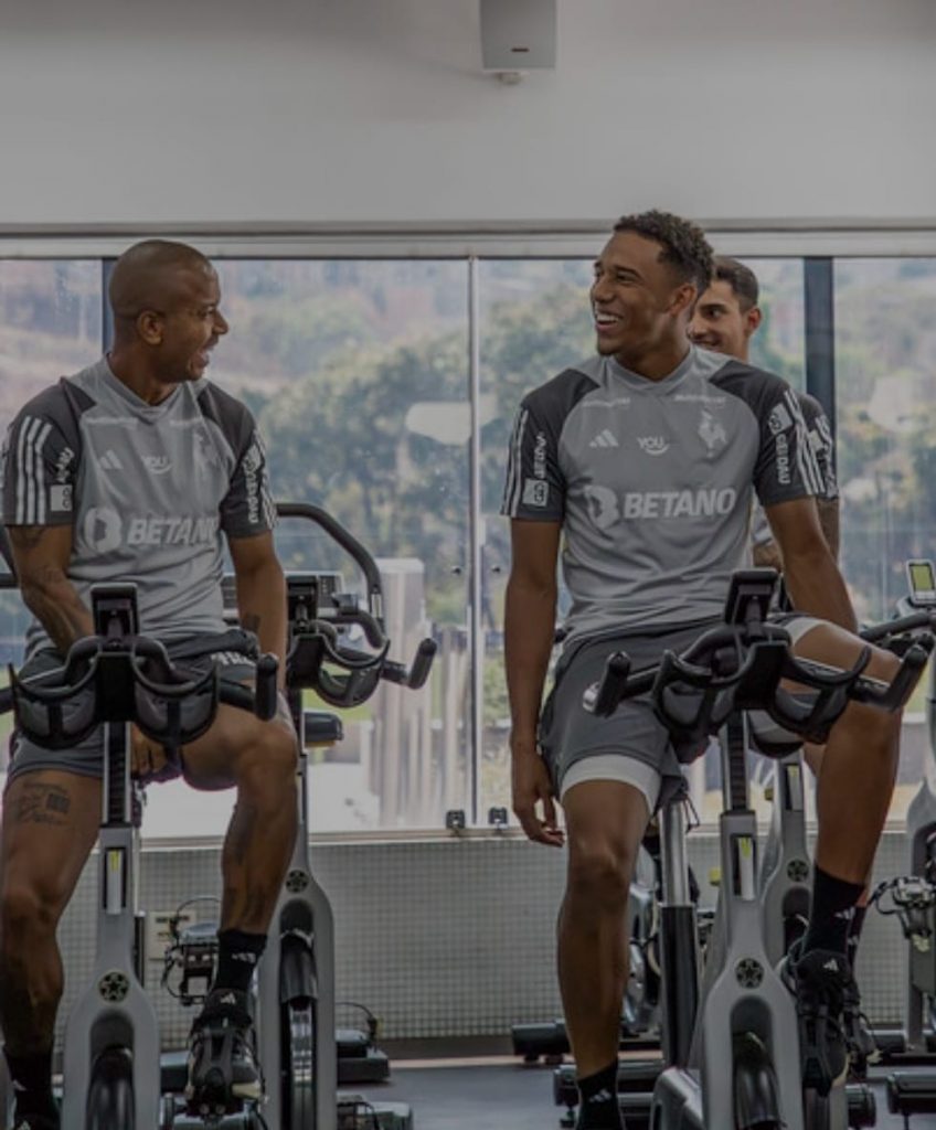 Treino jogadores do Atlético-MG na Cidade do Galo