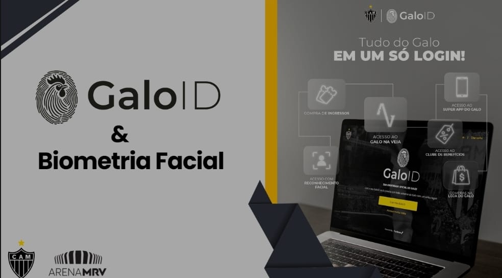 Biometria facial compra ingressos do Atlético