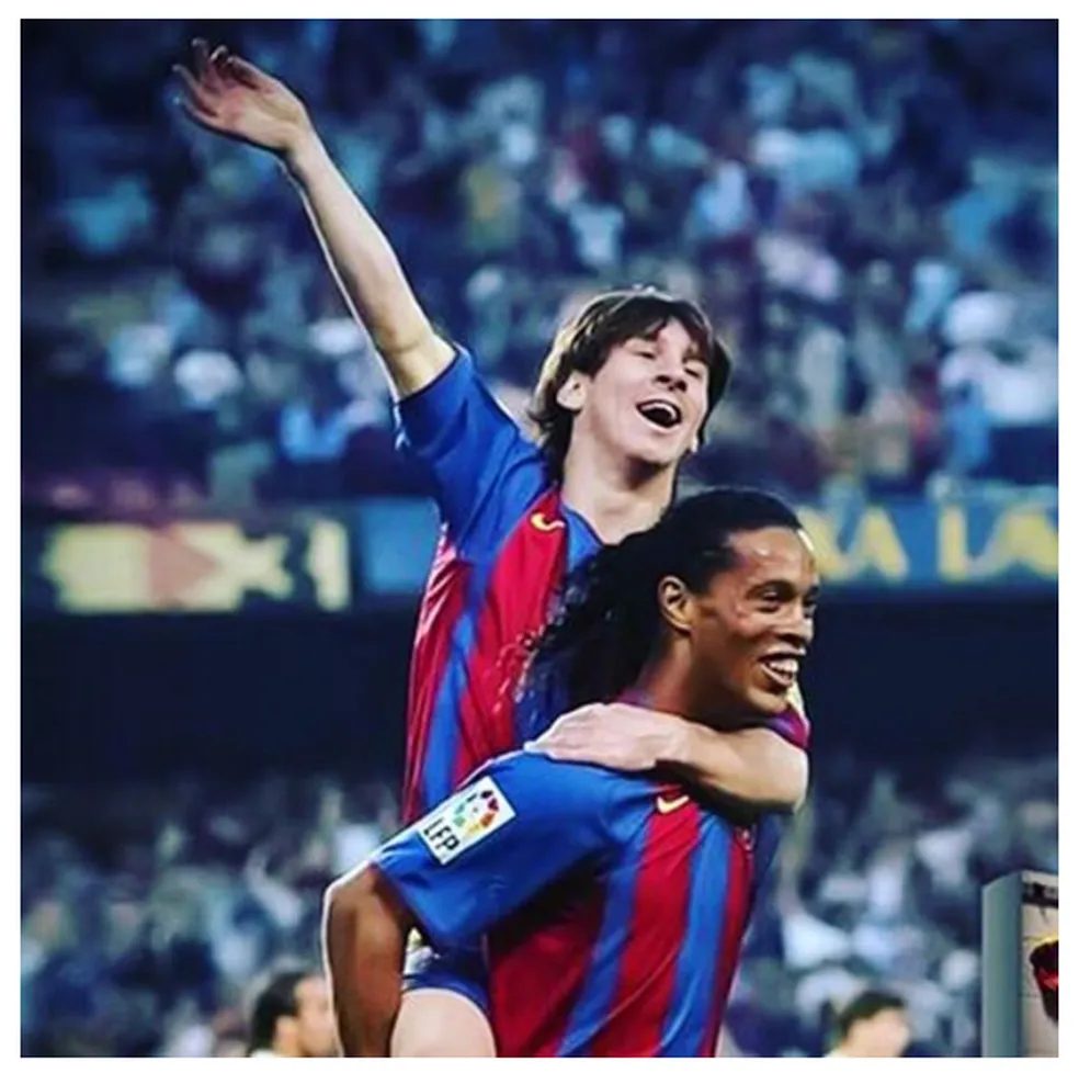 Messi e Ronaldinho Gaúcho
