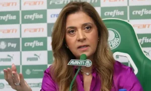 Leila Pereira, presidente do Palmeiras
