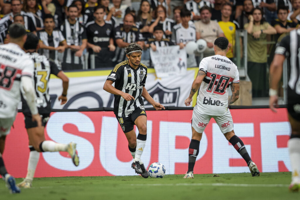 Atlético-MG x São Paulo. Foto: Pedro Souza / Atlético-MG