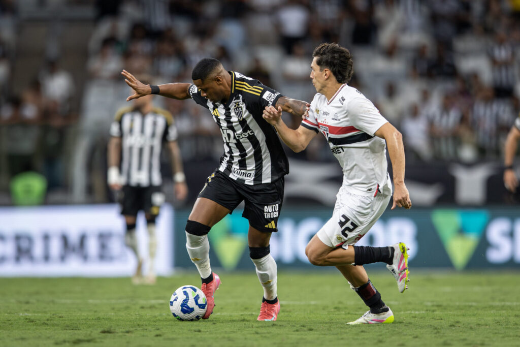 Atlético-MG x São Paulo. Foto: Pedro Souza / Atlético-MG