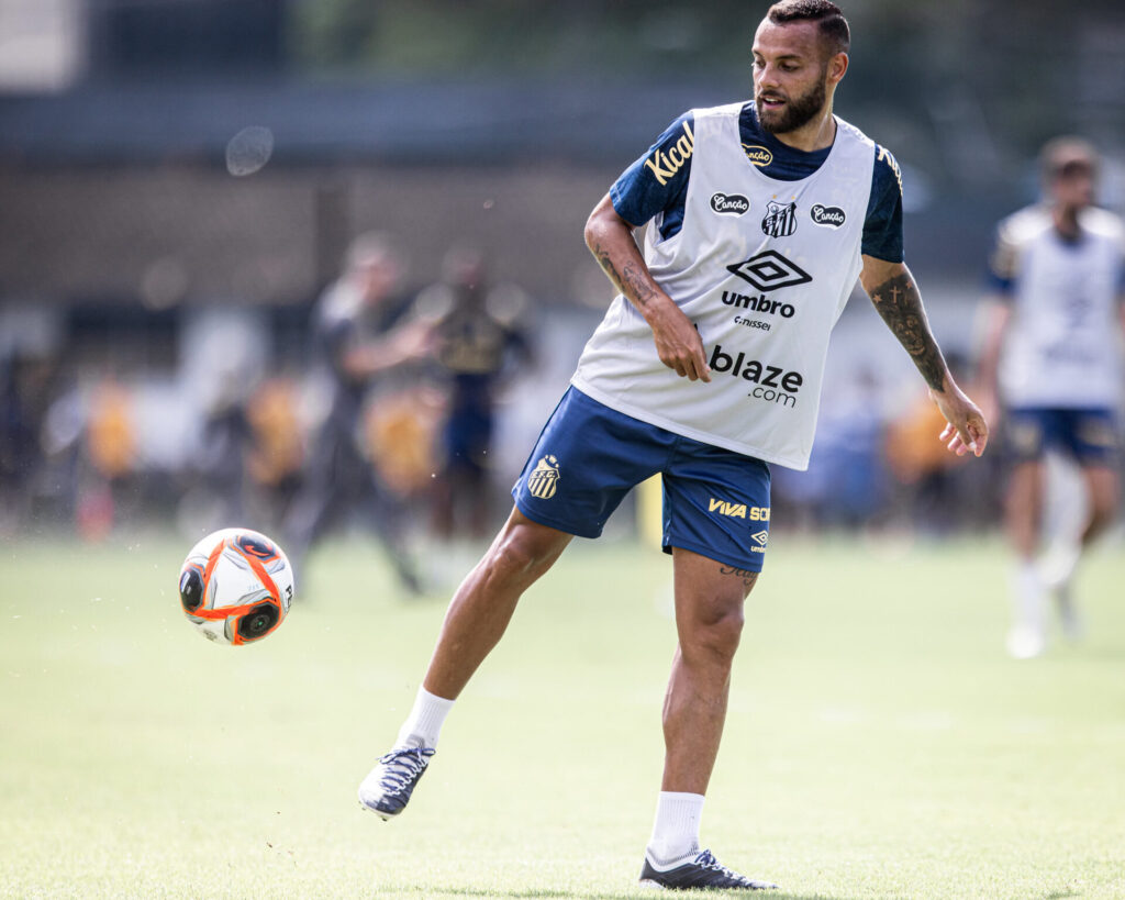 Guilherme. Foto: Raul Baretta/ Santos FC