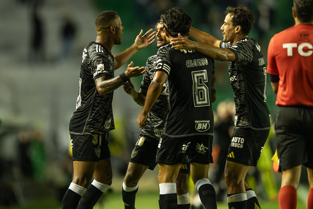 Jogadores do Atlético-MG comemorando