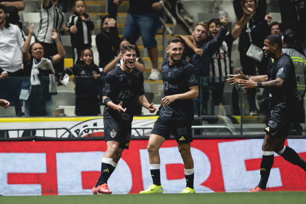 Atlético x Bragantino. Foto: Pedro Souza / Atlético