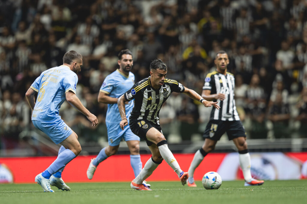 Reinier do Atlético-MG em ação